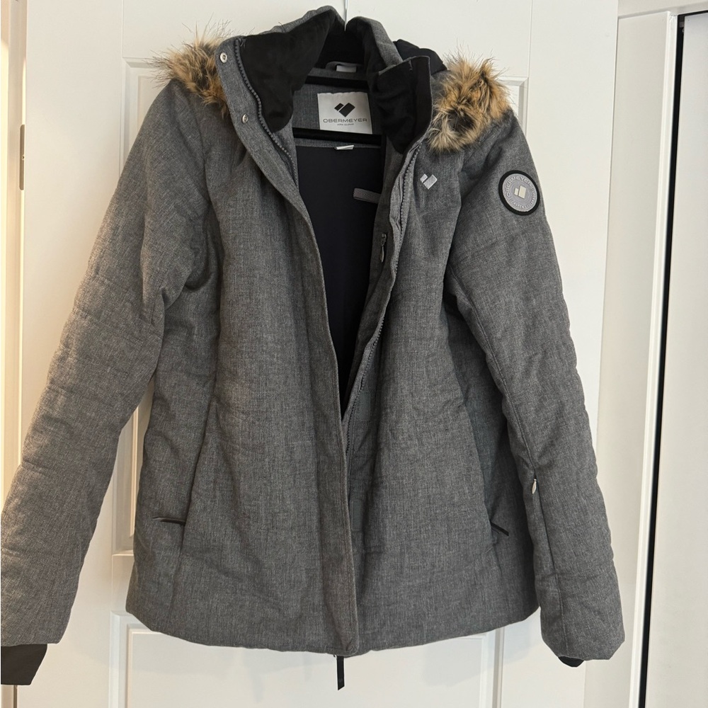 Like NEW Obermeyer Tuscany II Insulated Jacket charcoal size 12